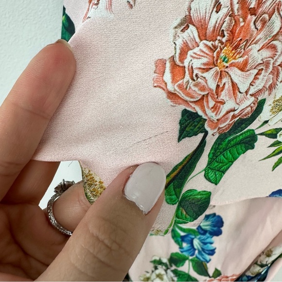 Marissa Webb Perryn Silk One Shoulder Floral Dress - Picture 6 of 10